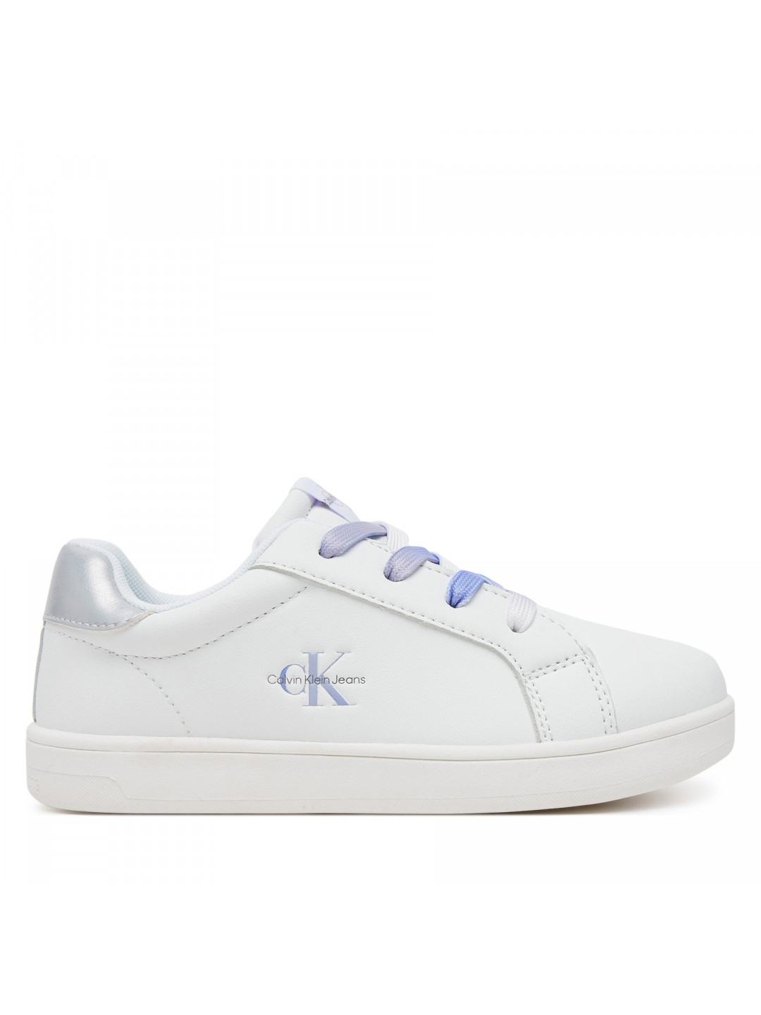 Sneakersy Calvin Klein Jeans Low Cut Lece-UP V1A9-82009-1355X S Bílá